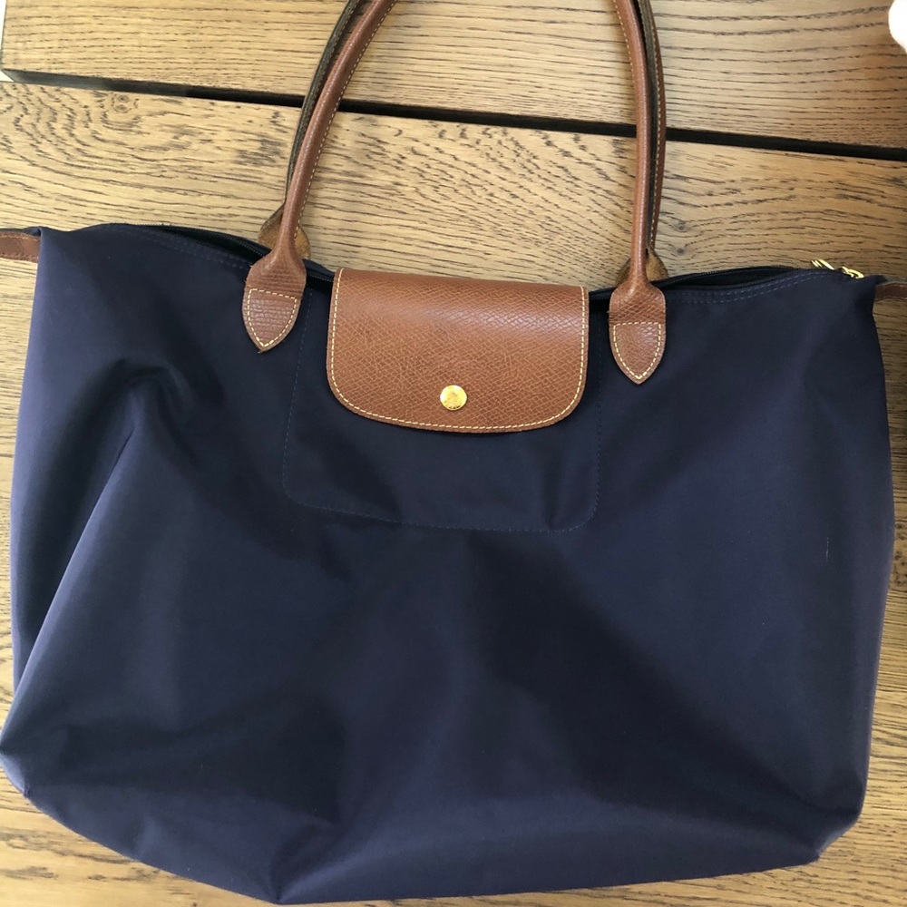 Longchamp large Le Pliage tote Bilberry Purple
